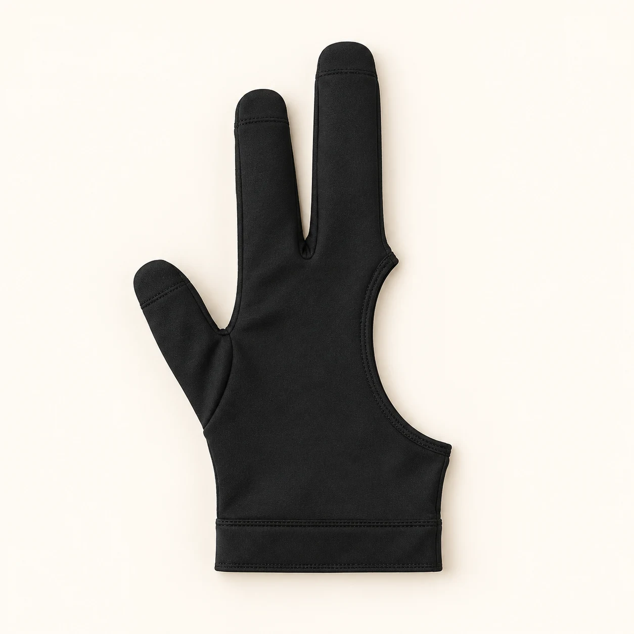 Three-finger cue glove